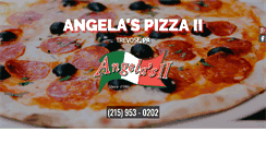 Desktop Screenshot of angelas2pizzeria.com