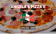 Tablet Screenshot of angelas2pizzeria.com